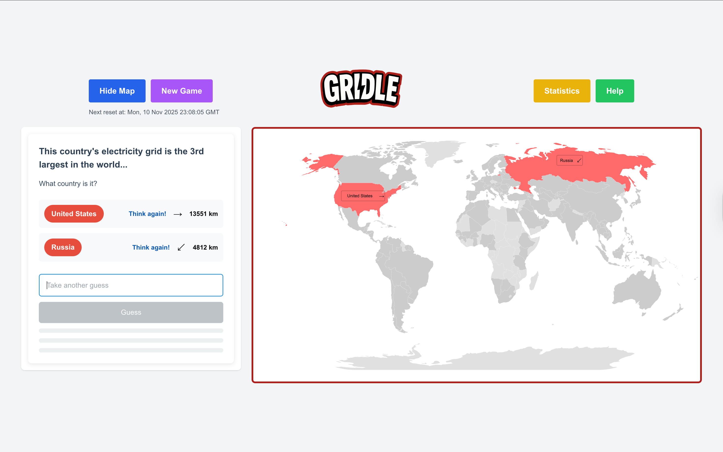 Gridle Web Game Project